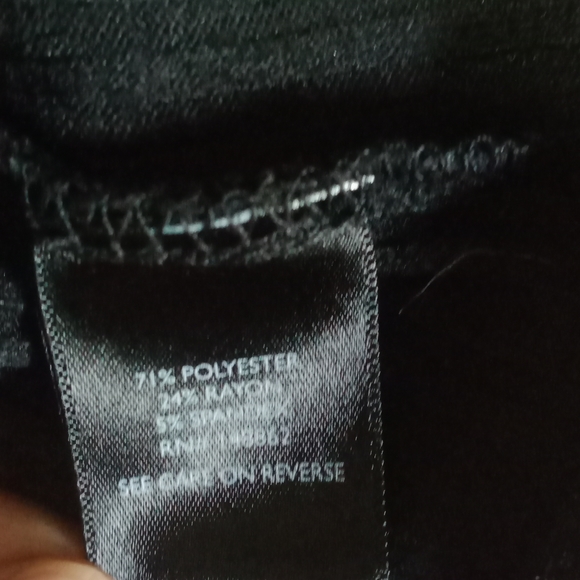 105 Torrid Black short sleeves top - Picture 5 of 7